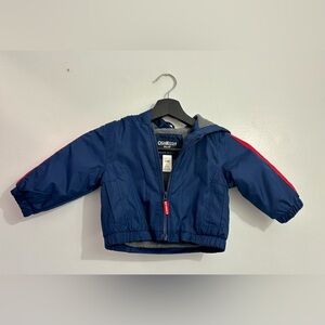 OshKosh B'gosh Navy and Red Kids Fleece Lined Jacket, 11